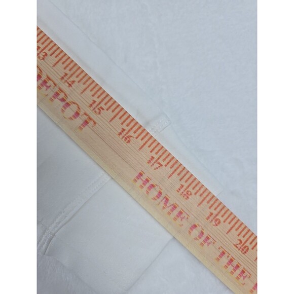 Merokeety V-Neck Sweatshirt Women Small White Long Sleeve Lapel Casual Pullover - Picture 7 of 7